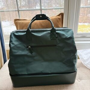 Brand New Nobl- Nylon Duffel Travel Bag in Forest Green